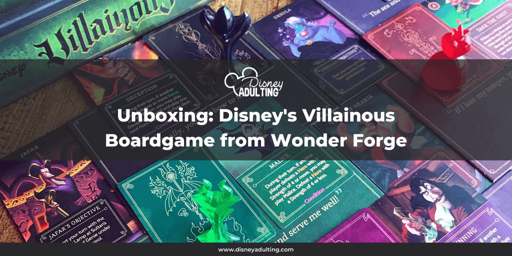 Disney Villainous Board Game Unboxing 