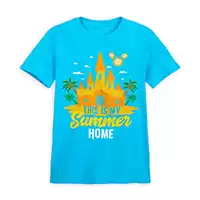 Fantasyland Castle Summer Fun T-Shirt for Adults