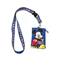 Mickey Mouse KeyChain Lanyard ID/Ticket Holder