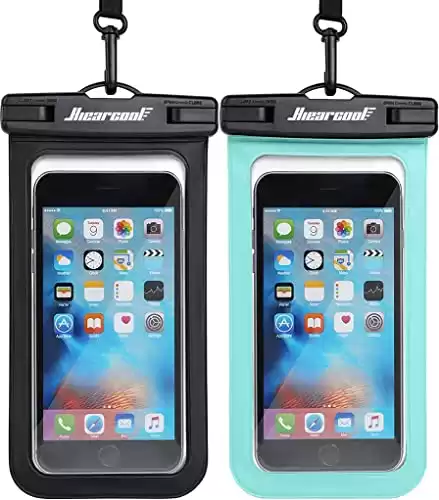 Waterproof Phone (Fits Various Models) Pouch (2-Pack)