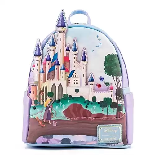 Loungefly Disney Princess Castle Series Sleeping Beauty Womens Double Strap Shoulder Bag Purse, One Size