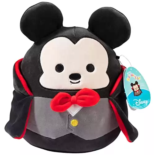Squishmallow 8" Vampire Mickey Mouse - Official Disney Halloween Plush